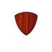 Ortega OGPWXLF-SW2 Wooden Picks Flat 2.0mm, Sandalwood Back