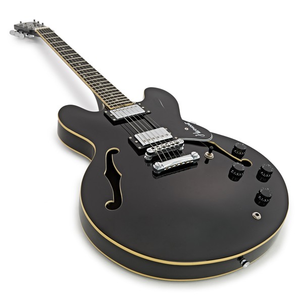 Hartwood Revival Semi Acoustic Guitar, Jet Black