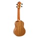 Ortega RUTI-SO Timber Soprano Ukulele, Natural - Back