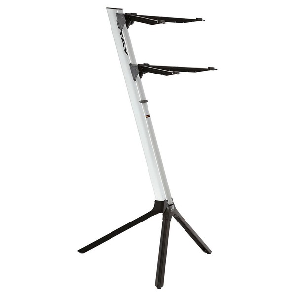 STAY Keyboard Stand SLIM, 2-Tiers, 4 Arms, Silver - Main