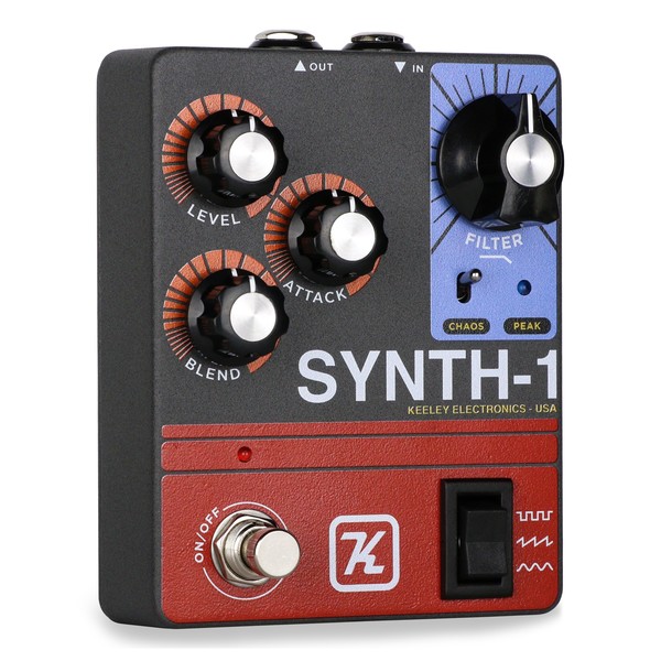 Keeley Synth-1 Signal Triggered Synth Wave Generator Side