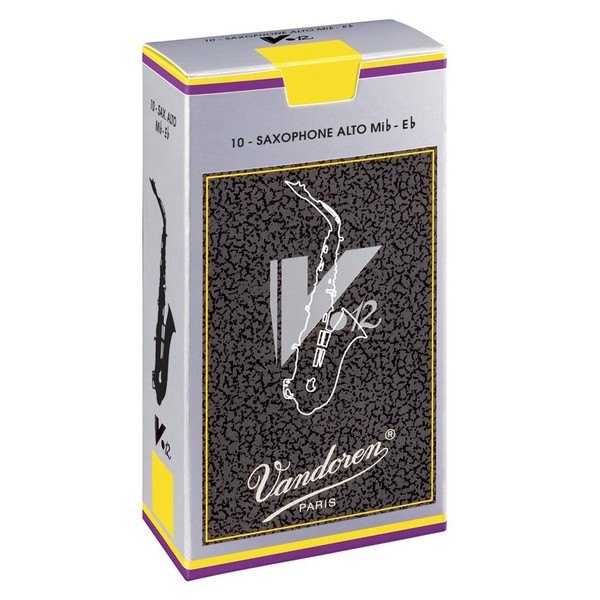 Vandoren V12 Alto Saxophone Reeds Strength 2.5 (10 Pack)