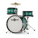 Junior 3 kus Drum Kit od Gear4music, zelená