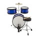 Children's Drum Kit by Gear4music, Blue back