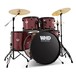 WHD Genesis Complete Drum Kit, Red main