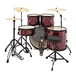 WHD Genesis Complete Drum Kit, Red back