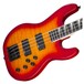 Jackson JS3Q Concert Bass, Cherry Burst - body