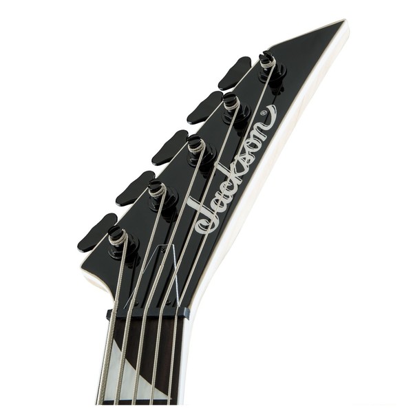 Jackson JS3VQ Concert 5-String Bass, Transparent Black Burst - headstock