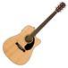Fender CD-60SCE Dreadnought Electro Acoustic WN, Natural - Front 