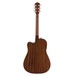 Fender CD-60SCE Dreadnought Electro Acoustic WN, Natural - Back