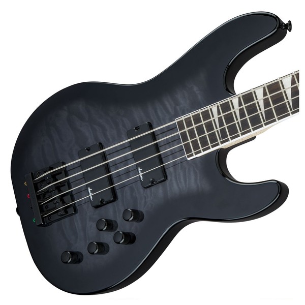 Jackson JS3Q Concert Bass, Transparent Black - body