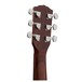 Fender CD-60SCE Dreadnought Electro Acoustic WN, Natural - Headstock Back