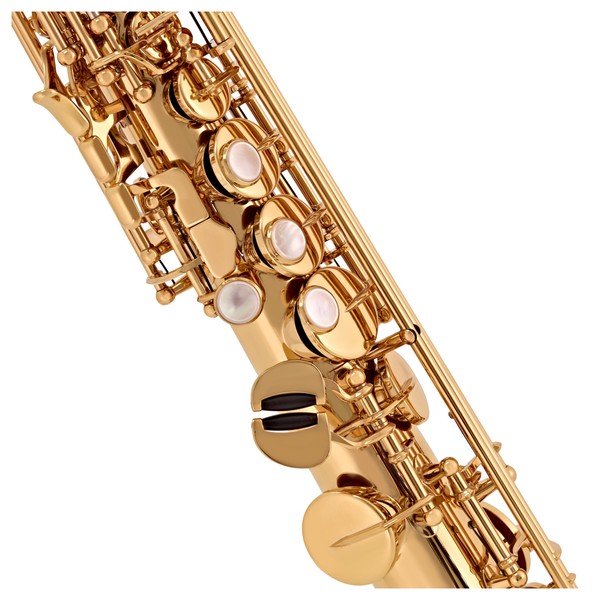 Yanagisawa SWO10 Soprano Saxophone, Lacquered close