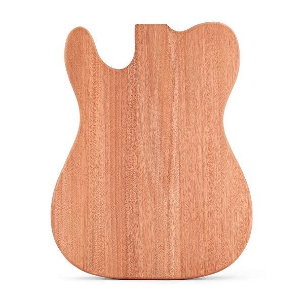 Solo-Cutaway Electric Guitar Body, Mahogany with Binding