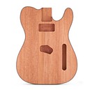 Guitarworks Solo-Cutaway Electric Guitar Body, Mahogany with Binding