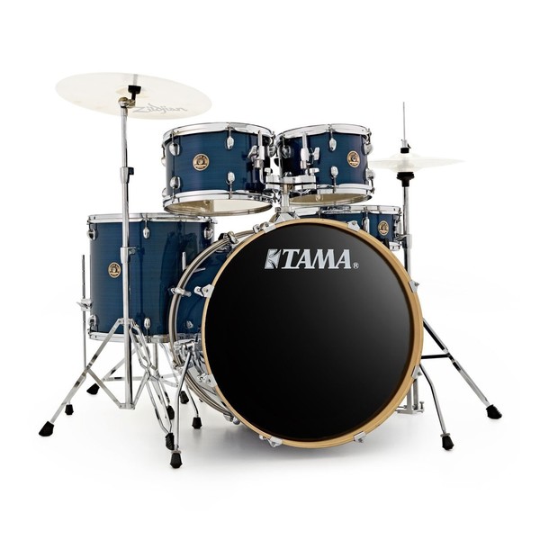 Tama Rhythm Mate 22" Drum Kit with Hardware, Hairline Blue - Main Image