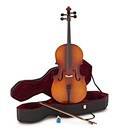 3/4 Kokoinen Oppilassello ja Kotelo Gear4musicilta, Antique Fade