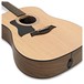 Taylor 110e Dreadnought LH Electro Acoustic Guitar, Natural close
