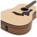 Taylor 110e Dreadnought Electro Acoustic Guitar, Natural