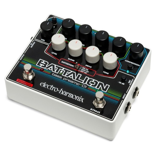 Electro Harmonix Battalion Bass Preamp & DI - slant right