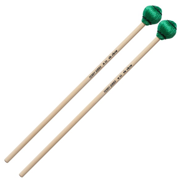 Vic Firth Terry Gibbs Keyboard Medium Hard Green Cord