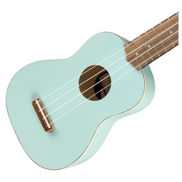 Fender Venice Soprano Ukulele WN, Daphne Blue - Body
