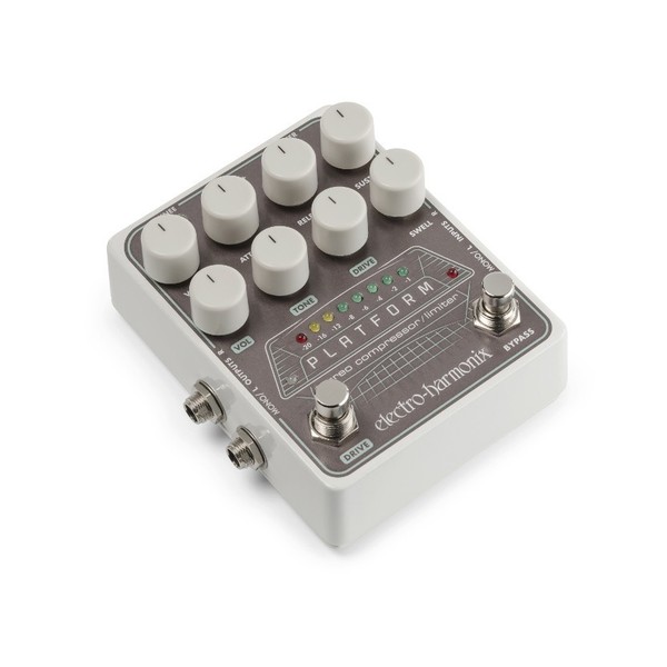 Electro Harmonix Platform Stereo Compressor/Limiter - Front Angled Left