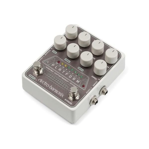 Electro Harmonix Platform Stereo Compressor/Limiter - Front Angled Right
