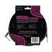 Ernie Ball 18ft Straight-Angle Braided Instrument Cable, Black/Green - Back