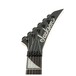 Jackson JS32Q Dinky, Transparent Black - Headstock Front