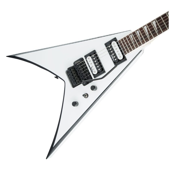 Jackson JS32 King V, White w/ Black Bevels - Body