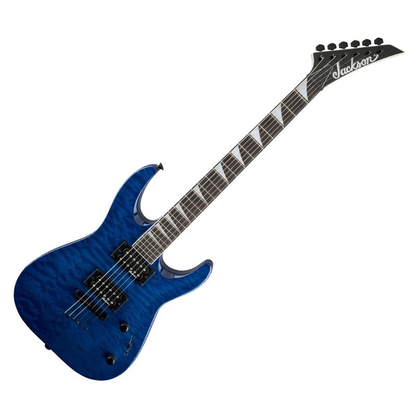 Jackson JS32TQ Dinky, Transparent Blue - Front