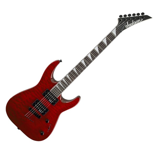 Jackson JS32TQ Dinky, Transparent Red - Front