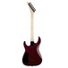 Jackson JS32TQ Dinky, Transparent Red - Back