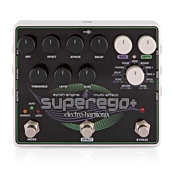 Electro Harmonix Superego Plus Super Synth Engine - Front View