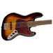 Squier Classic Vibe 60s Jazz Fretless Bass LRL, 3-Tone Sunburst Body