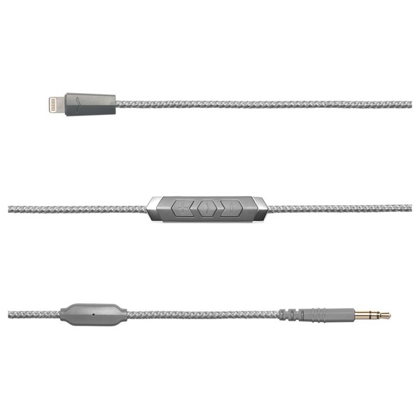 V-Moda Speakeasy Lightning Cable, Grey