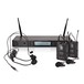 SubZero SZW-200L Dual Digital Wireless Headset and Lav Mic System