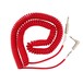 Fender Original 30ft Coil Straight/Angle Instrument Cable, Fiesta Red