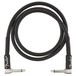 Fender Professional 3ft Angle Instrument Cable, Black - Cable