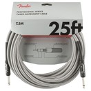 Fender Professional Series 7.5M/25ft Guitar Cable, White Tweed
