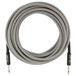 Fender Professional 25ft Straight Instrument Cable, White Tweed - Cable