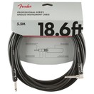 Fender Professional Cavo Dritto e Angolare per Strumenti da 5,5 m, Nero&nbsp;