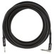 Fender Professional 18.6ft Straight/Angle Instrument Cable, Black - Cable