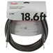 Fender Professional 18.6ft Straight Instrument Cable, Black - Pack