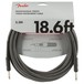 Fender Professional 18.6ft Straight Instrument Cable, Gray Tweed - Pack