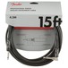 Fender Professional 15ft Straight/Angle Instrument Cable, Black - Pack