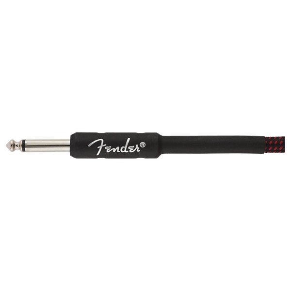 Fender Professional 15ft Straight Instrument Cable, Red Tweed - Jack
