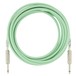 Fender Original 18.6ft Straight Instrument Cable, Surf Green