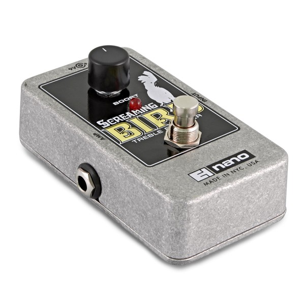 ELECTRO HARMONIXトレブルブースター SCREAMING BIRD DISC Electro Harmonix Screaming Bird Treble Boost | Gear4music